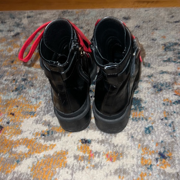 black jeffrey campbell czech lace up boots - Picture 2 of 5